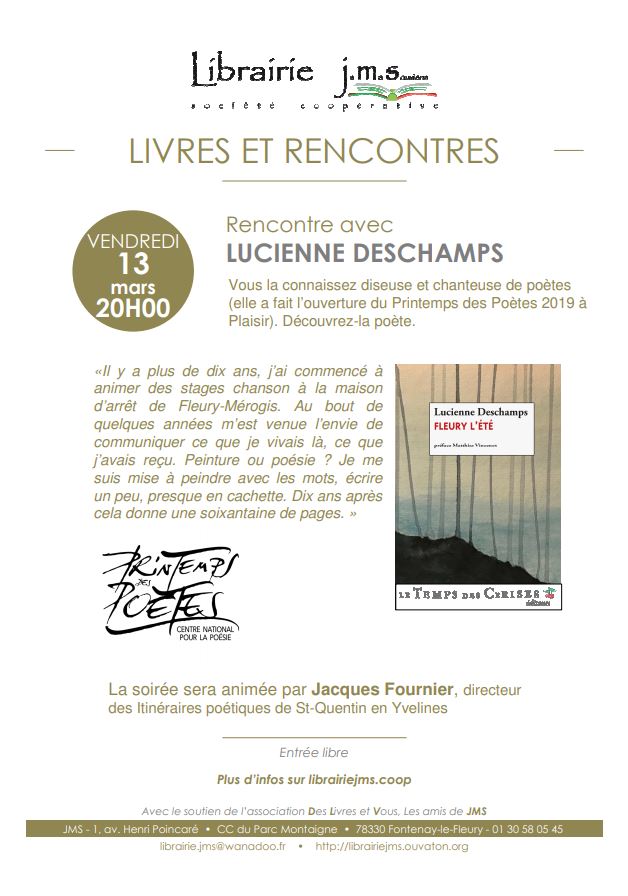Rencontre avec Lucienne Deschamps