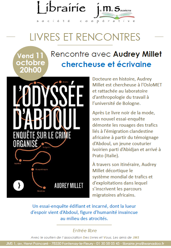 Rencontre avec Audrey Millet, pour l'Odyssée d'Abdoul