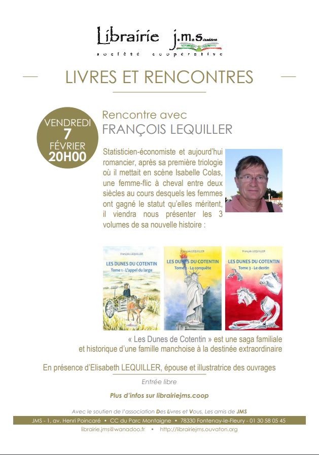 Rencontre avec l'auteur François Lequiller